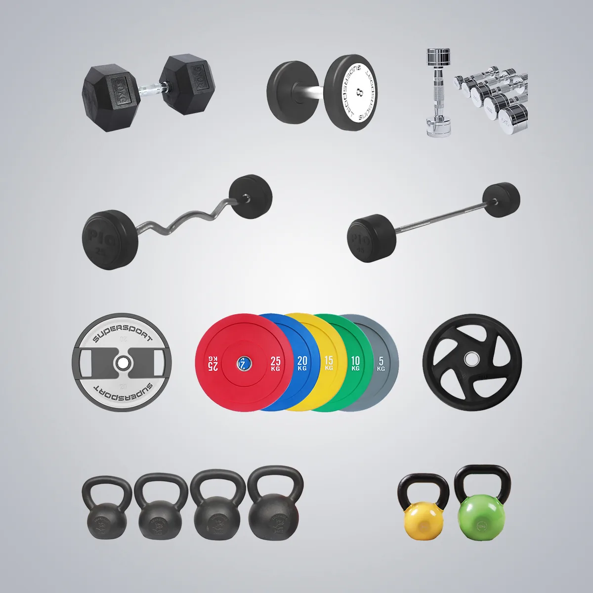 Sawgym Common Free Weights